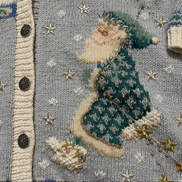 VTG Marisa Christina Classics Christmas Sweater 1995 LTD ED. Women's Size M - Picture 7 of 15